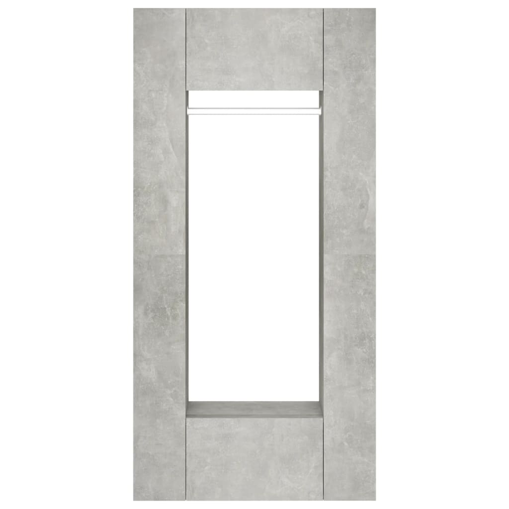 vidaXL Dulapuri de hol, 2 buc., gri beton, lemn prelucrat vidaXL Dulapuri de hol, 2 buc., gri beton, lemn prelucrat