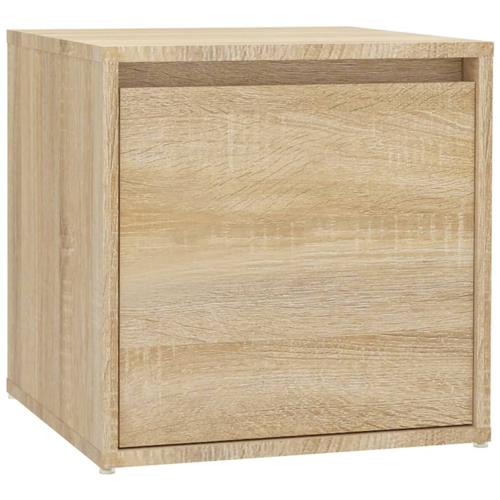 vidaXL Set de mobilier pentru hol, stejar sonoma, lemn prelucrat