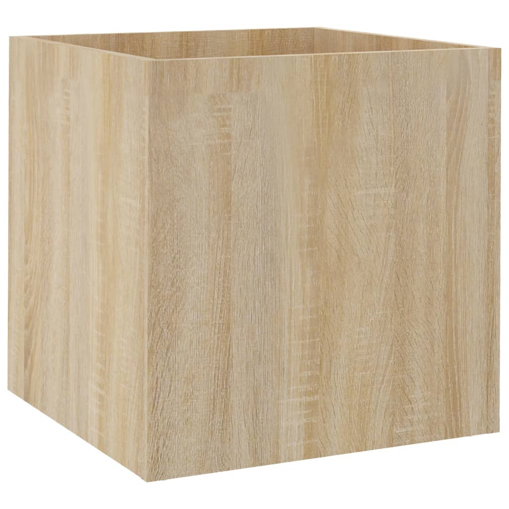 vidaXL Set de mobilier pentru hol, stejar sonoma, lemn prelucrat