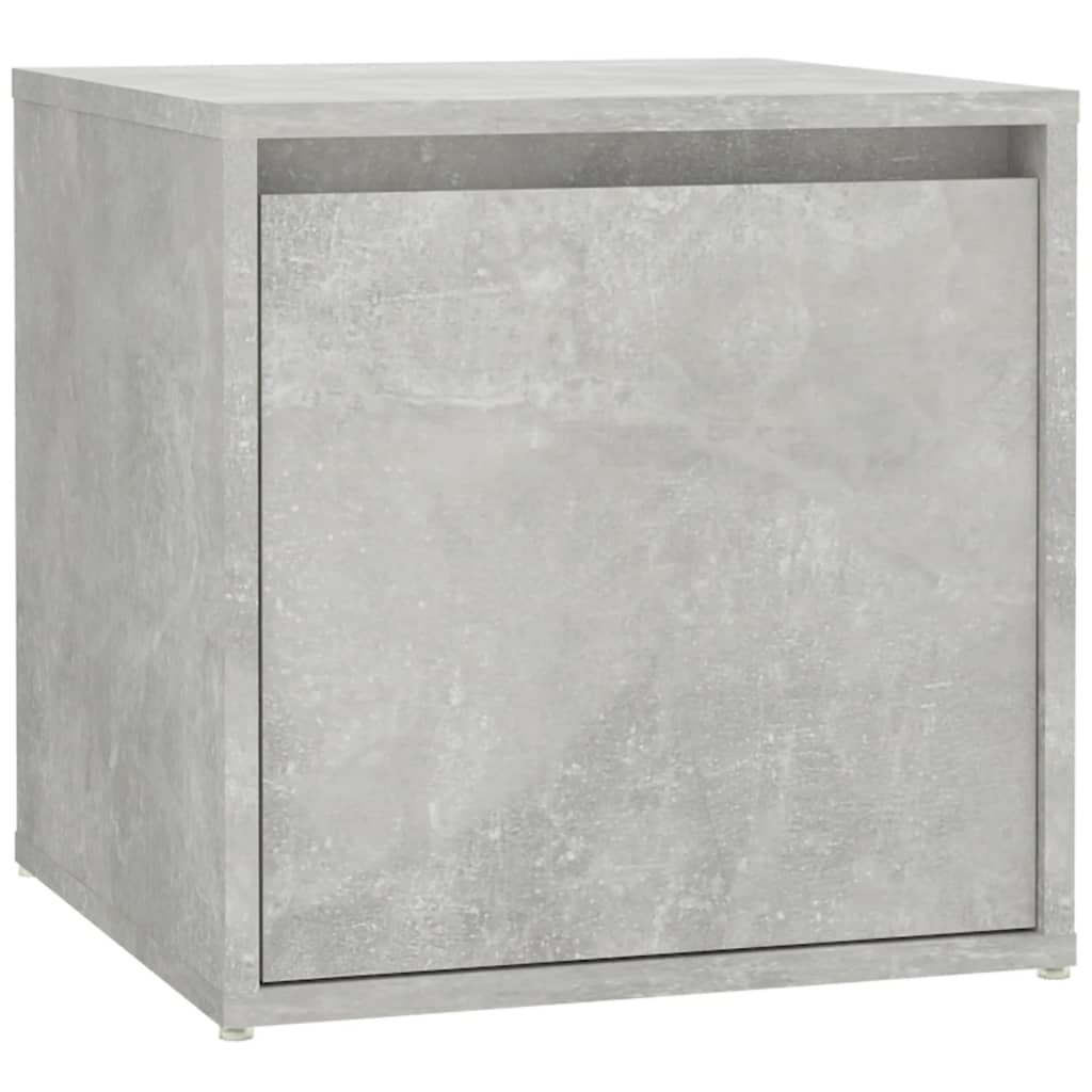 vidaXL Set de mobilier pentru hol, gri beton, lemn prelucrat vidaXL Set de mobilier pentru hol, gri beton, lemn prelucrat