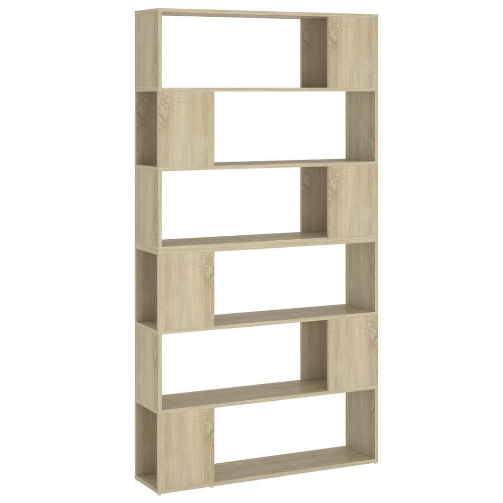 vidaXL Bibliotecă/Separator cameră, stejar sonoma, 100x24x188 cm vidaXL Bibliotecă/Separator cameră, stejar sonoma, 100x24x188 cm