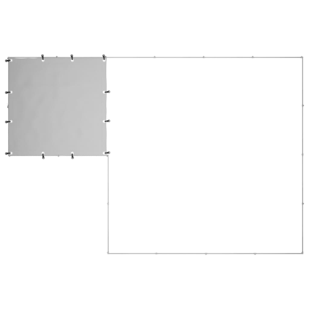 vidaXL Padoc pentru câini, argintiu, 6,05 m², oțel vidaXL Padoc pentru câini, argintiu, 6,05 m², oțel