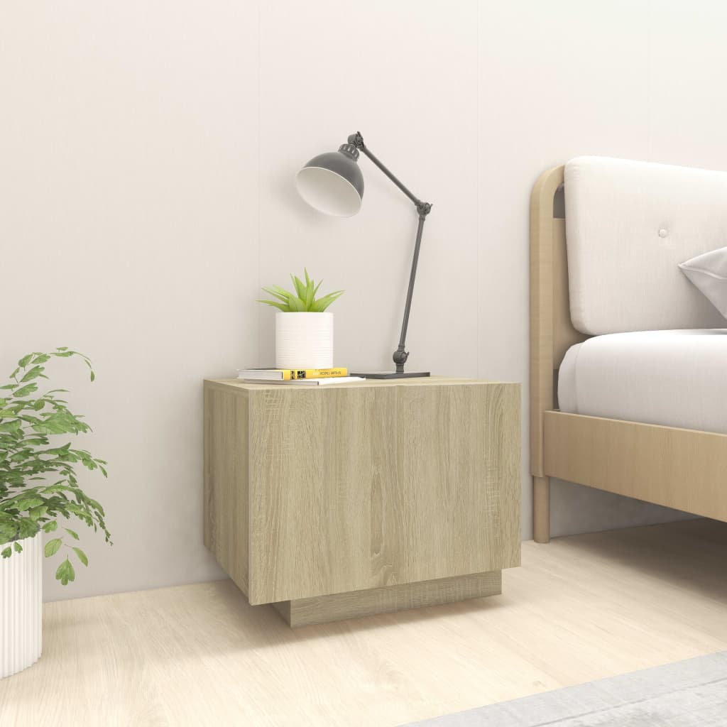 vidaXL Noptieră, stejar sonoma, 100x35x40 cm, lemn prelucrat vidaXL Noptieră, stejar sonoma, 100x35x40 cm, lemn prelucrat