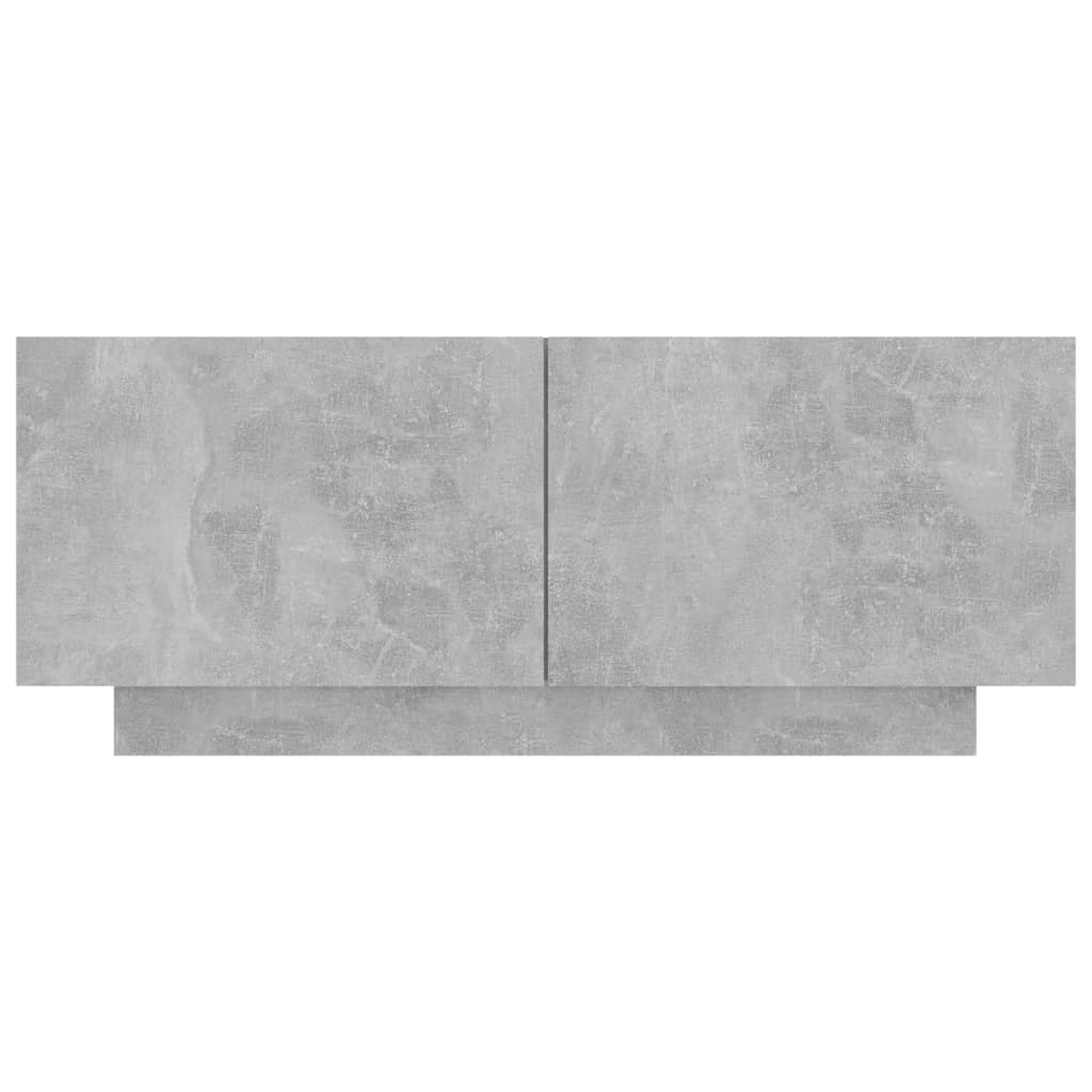 vidaXL Noptieră, gri beton, 100x35x40 cm, lemn prelucrat