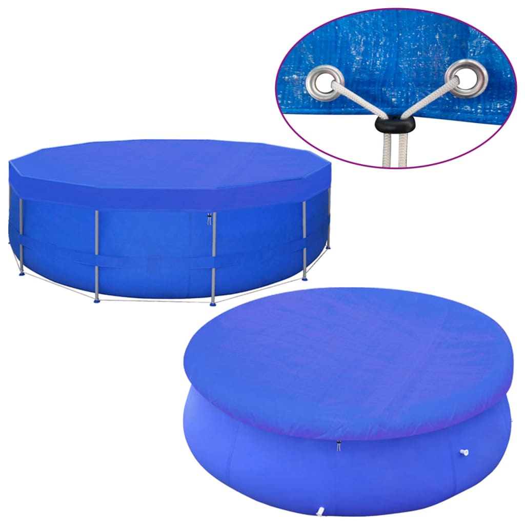 vidaXL Prelate piscină, 2 buc., PE rotund, 540 cm, 90 g/m² vidaXL Prelate piscină, 2 buc., PE rotund, 540 cm, 90 g/m²