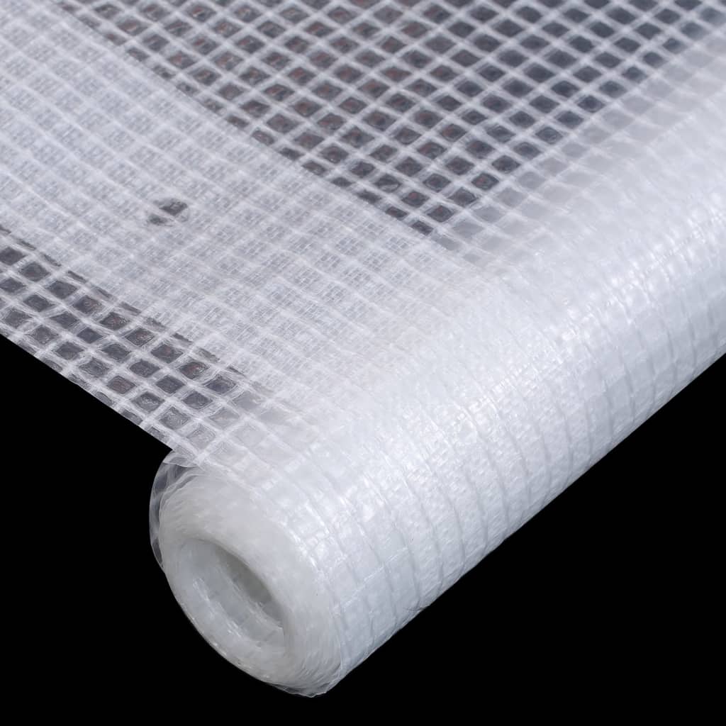 vidaXL Prelate Leno, 2 buc., alb, 2x4 m, 260 g/m²