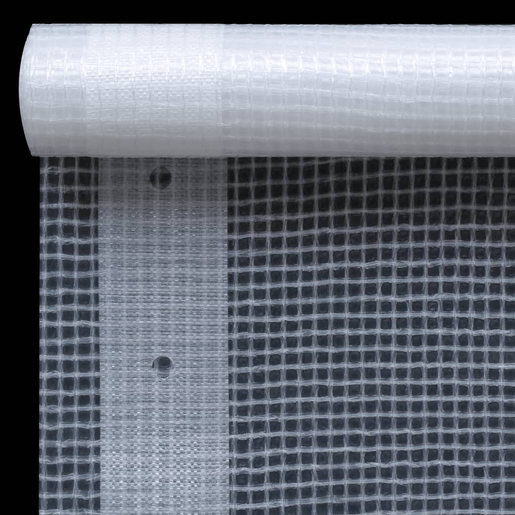 vidaXL Prelate Leno, 2 buc., alb, 4x8 m, 260 g/m² vidaXL Prelate Leno, 2 buc., alb, 4x8 m, 260 g/m²