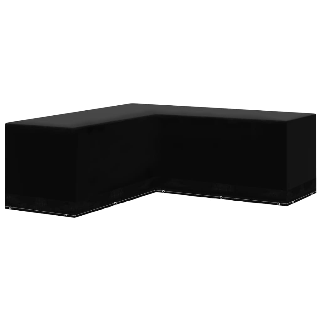 vidaXL Huse mobilier grădină, 2 buc., în L, 12 ocheți, 250x250x90 cm vidaXL Huse mobilier grădină, 2 buc., în L, 12 ocheți, 250x250x90 cm