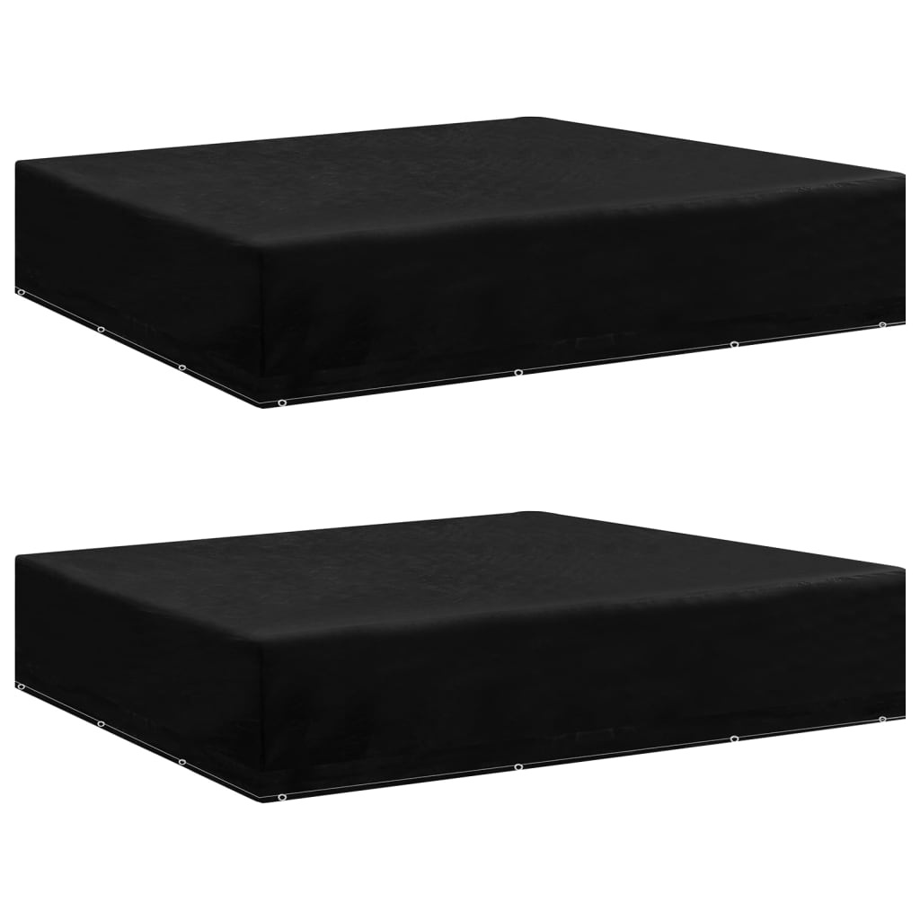 vidaXL Huse mobilier grădină, 2 buc, 12 ocheți, 250x250x70 cm vidaXL Huse mobilier grădină, 2 buc, 12 ocheți, 250x250x70 cm