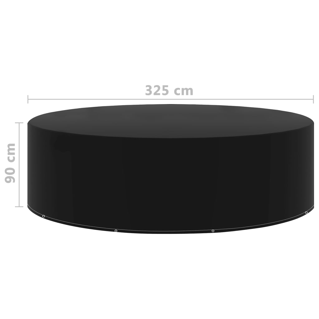 vidaXL Huse mobilier de grădină, 2 buc., 10 ocheți, 325x90 cm vidaXL Huse mobilier de grădină, 2 buc., 10 ocheți, 325x90 cm