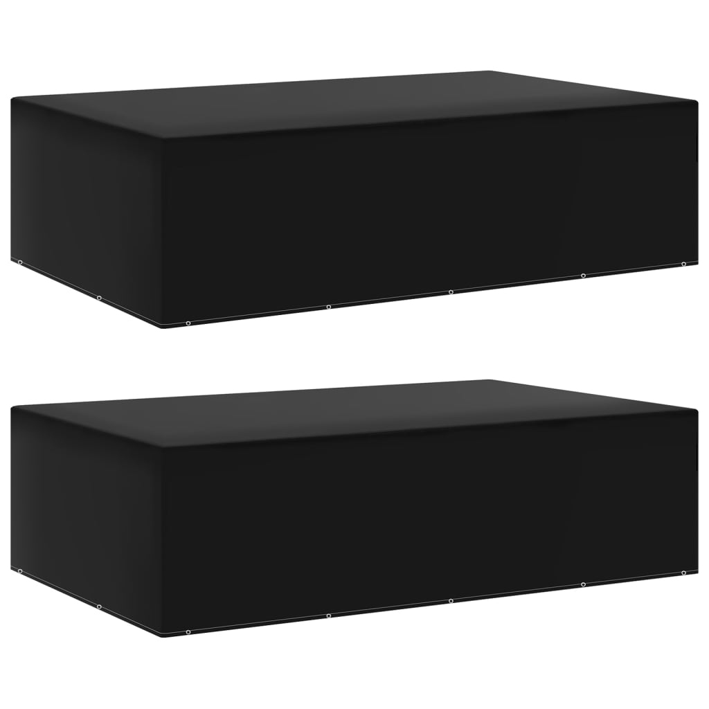 vidaXL Huse mobilier grădină, 2 buc, 12 ocheți, 325x205x90 cm vidaXL Huse mobilier grădină, 2 buc, 12 ocheți, 325x205x90 cm