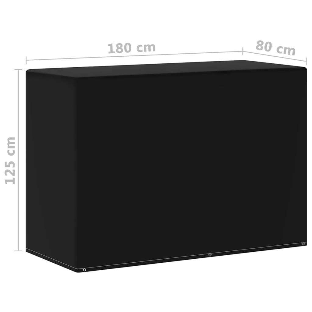 vidaXL Huse mobilier grădină pentru grătar 2 buc 6 ocheți 180x80x125cm vidaXL Huse mobilier grădină pentru grătar 2 buc 6 ocheți 180x80x125cm