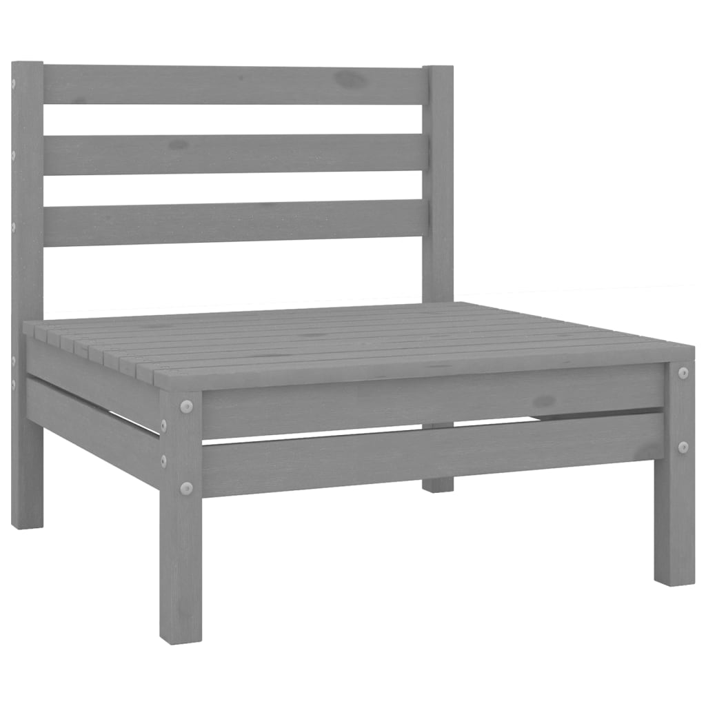 vidaXL Set mobilier relaxare grădină, 8 piese, lemn masiv de pin