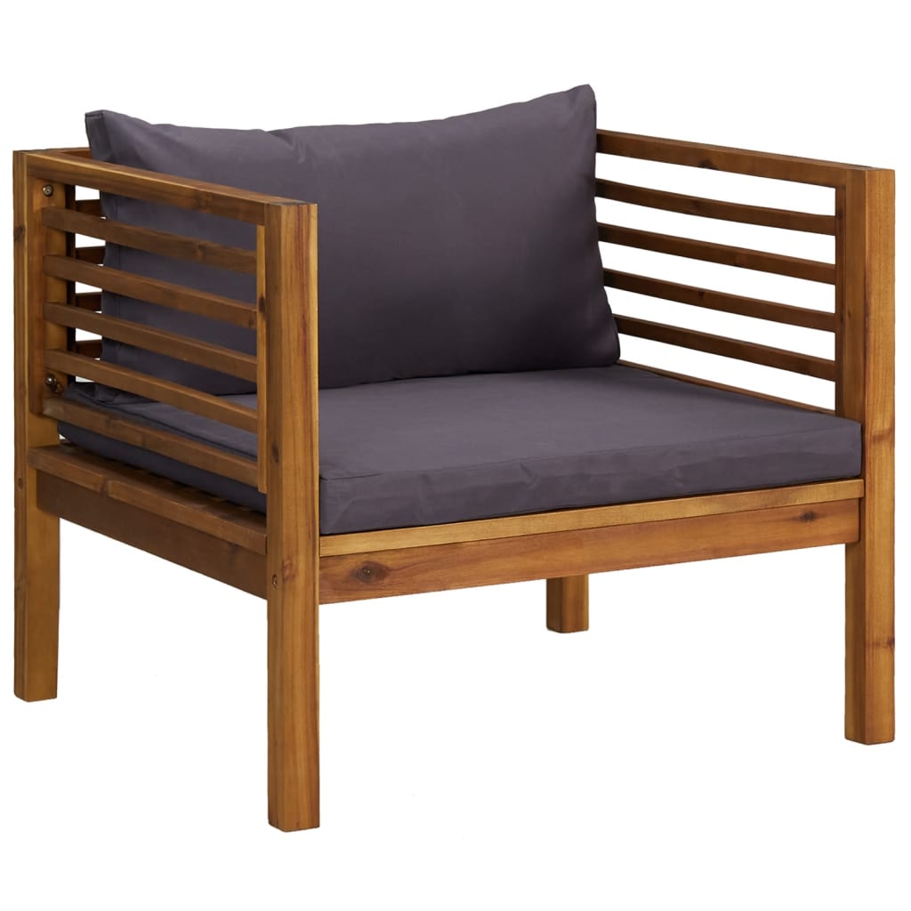 vidaXL Set mobilier grădină cu perne, 6 piese, lemn masiv acacia vidaXL Set mobilier grădină cu perne, 6 piese, lemn masiv acacia