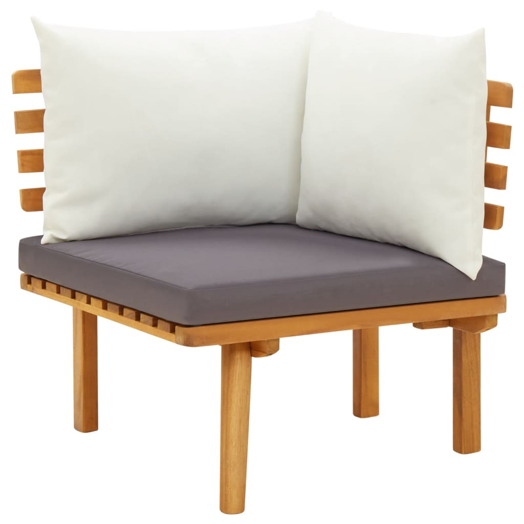 vidaXL Set mobilier de grădină cu perne, 8 piese, lemn masiv acacia vidaXL Set mobilier de grădină cu perne, 8 piese, lemn masiv acacia