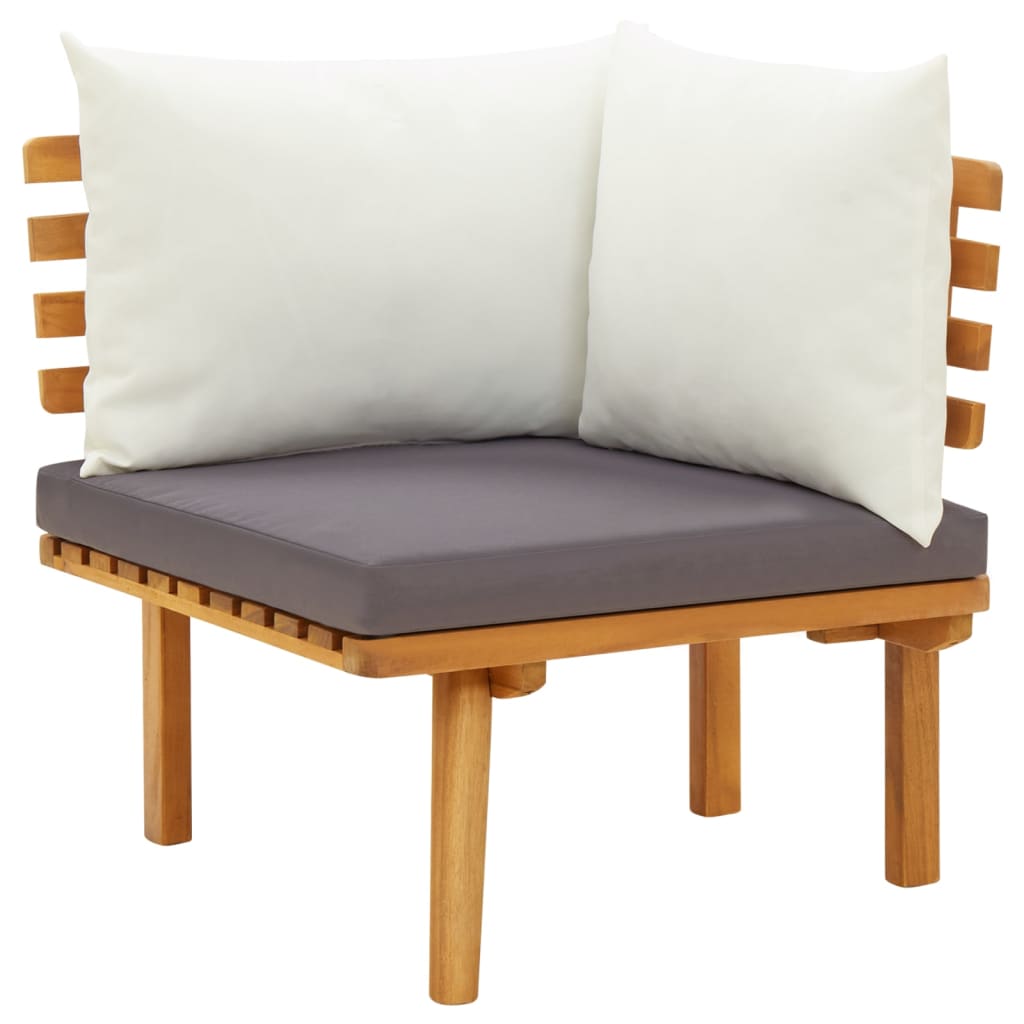 vidaXL Set mobilier grădină cu perne, 9 piese, lemn masiv de acacia vidaXL Set mobilier grădină cu perne, 9 piese, lemn masiv de acacia