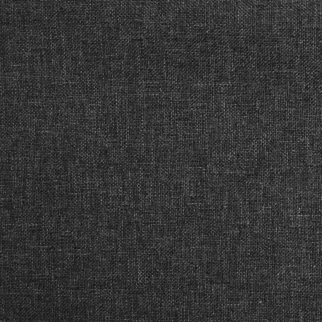 vidaXL Scaune de bucătărie pivotante, 4 buc., negru, material textil vidaXL Scaune de bucătărie pivotante, 4 buc., negru, material textil