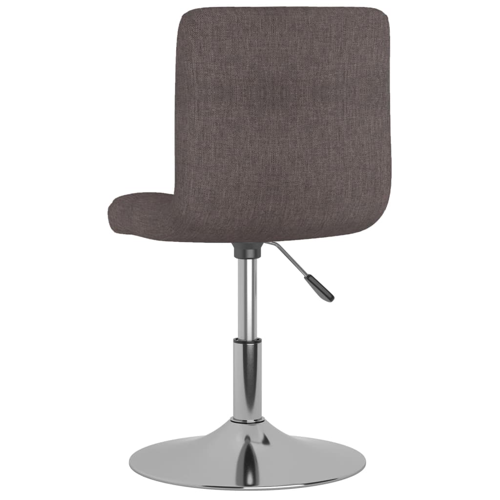 vidaXL Scaune de sufragerie pivotante, 6 buc., gri taupe, textil vidaXL Scaune de sufragerie pivotante, 6 buc., gri taupe, textil