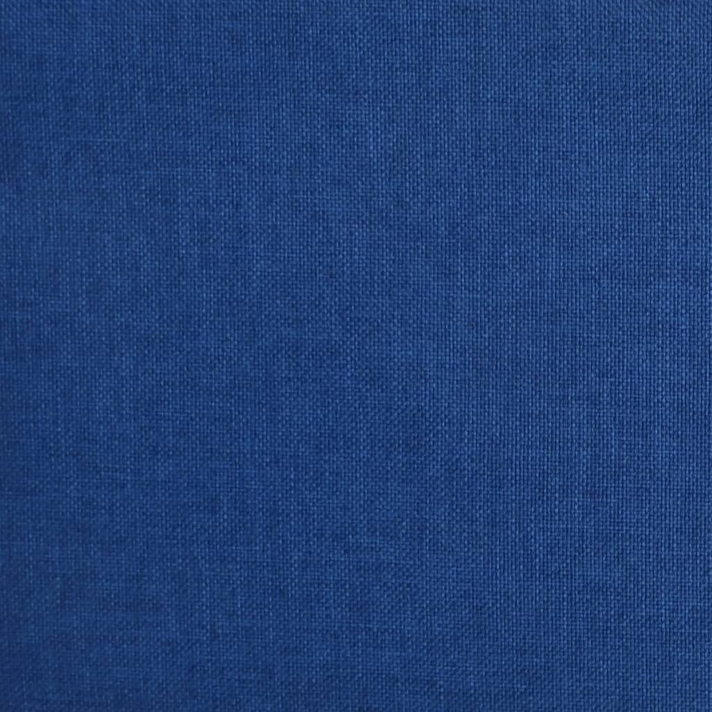 vidaXL Scaun de bucătărie pivotant, albastru, material textil vidaXL Scaun de bucătărie pivotant, albastru, material textil