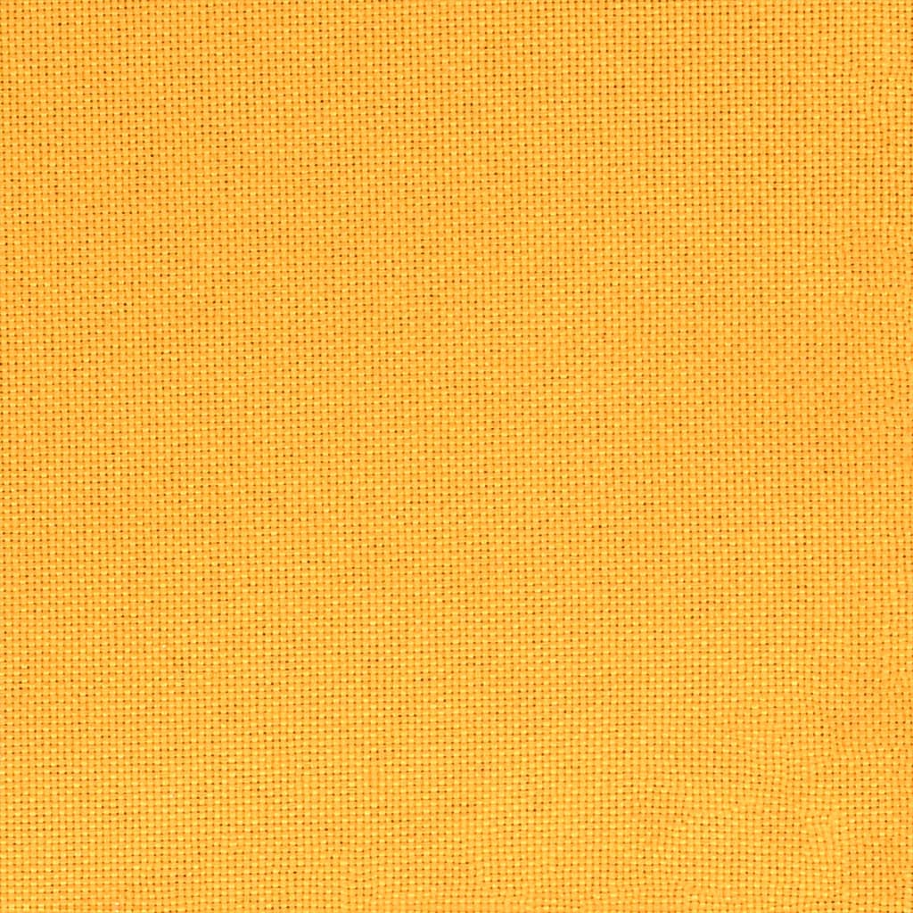vidaXL Scaun de sufragerie pivotant, galben, material textil