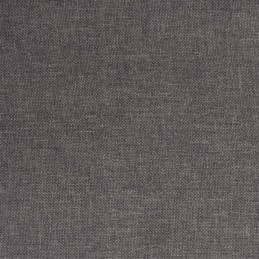 vidaXL Scaun de sufragerie pivotant, gri taupe, material textil