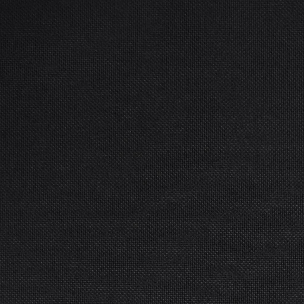vidaXL Scaun de bucătărie pivotant, negru, material textil