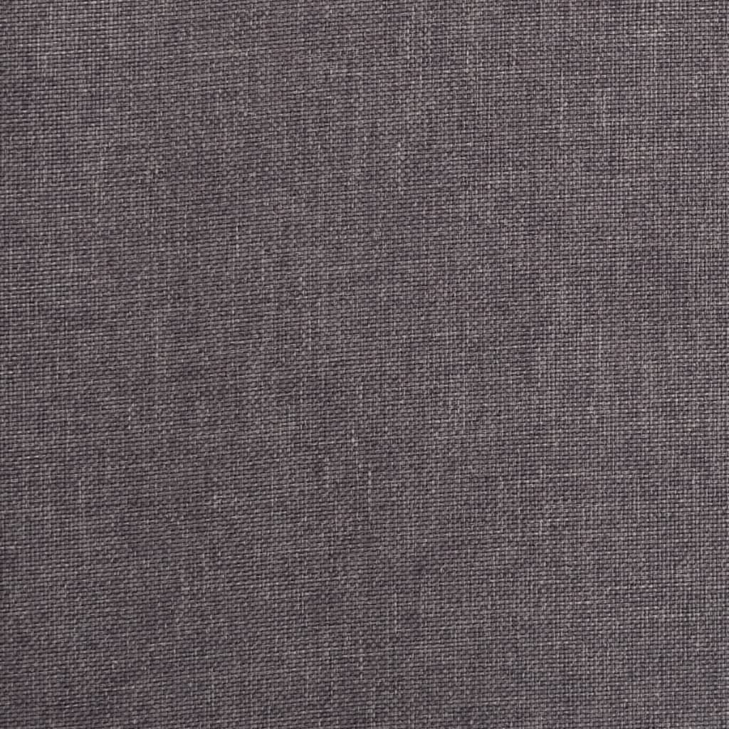 vidaXL Scaun de bucătărie pivotant, gri taupe, material textil