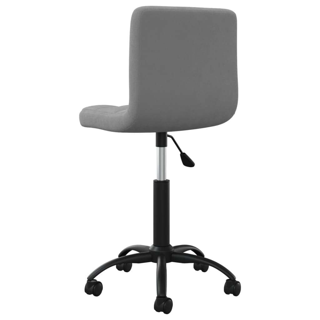 vidaXL Scaun de bucătărie pivotant, gri închis, catifea vidaXL Scaun de bucătărie pivotant, gri închis, catifea