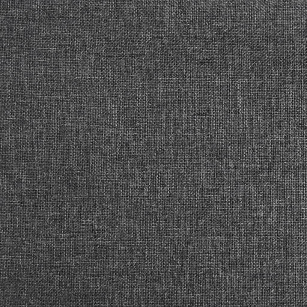 vidaXL Scaun de bucătărie, gri închis, material textil vidaXL Scaun de bucătărie, gri închis, material textil
