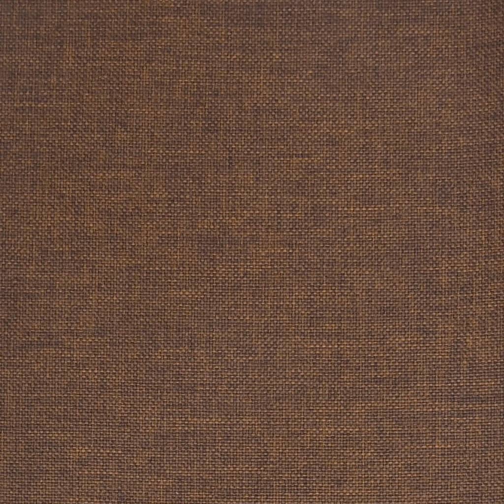 vidaXL Scaun de bucătărie, maro, material textil vidaXL Scaun de bucătărie, maro, material textil