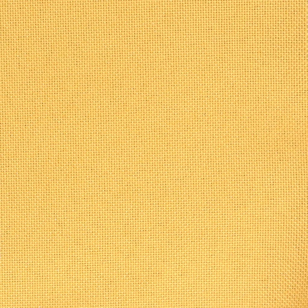 vidaXL Scaun de sufragerie, galben, material textil vidaXL Scaun de sufragerie, galben, material textil