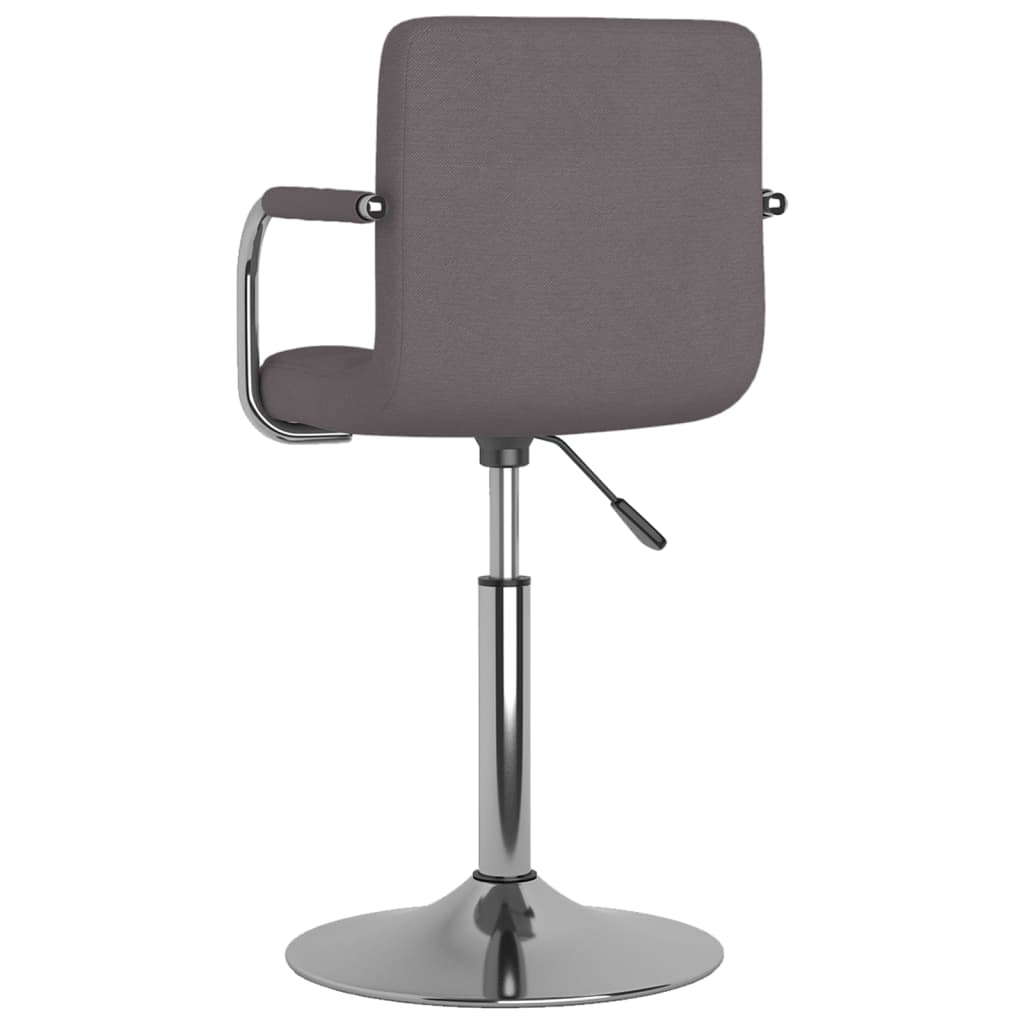 vidaXL Scaun de sufragerie, gri taupe, material textil