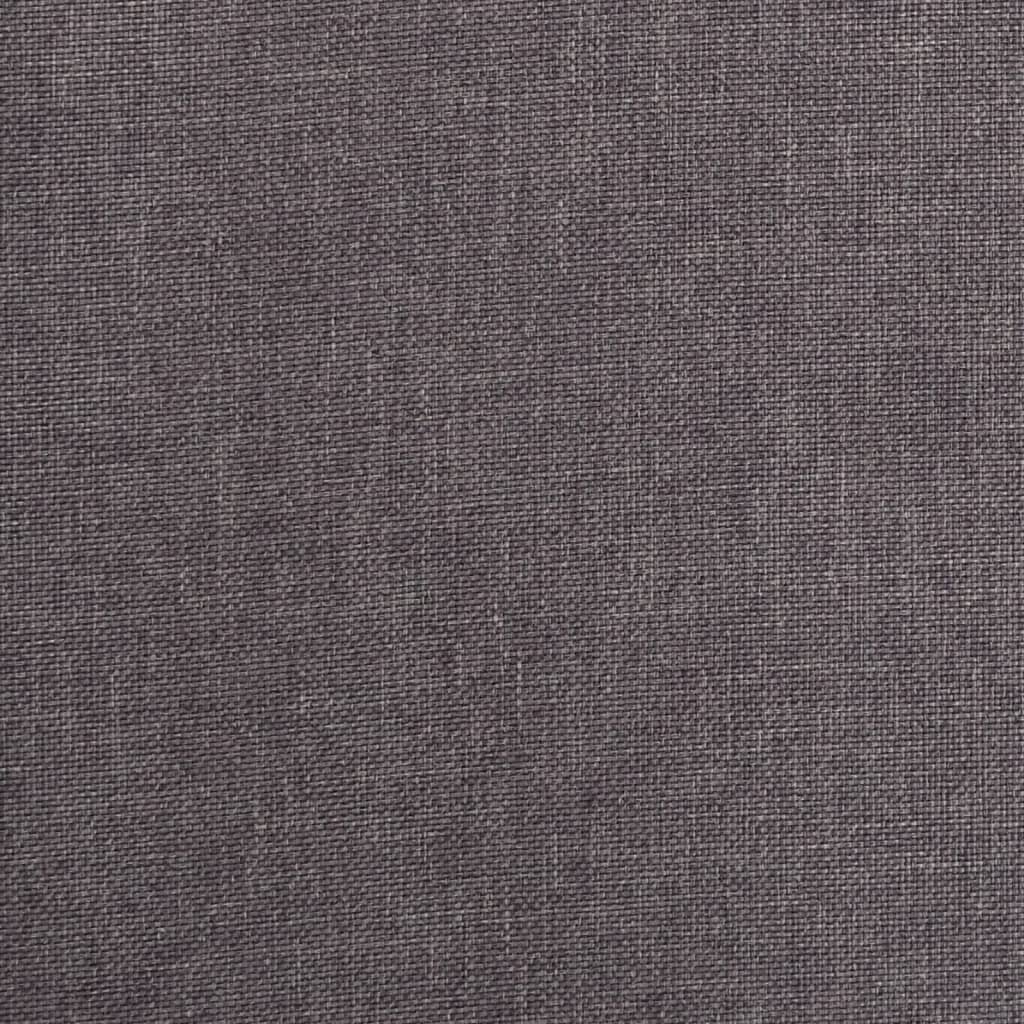 vidaXL Scaun de sufragerie, gri taupe, material textil