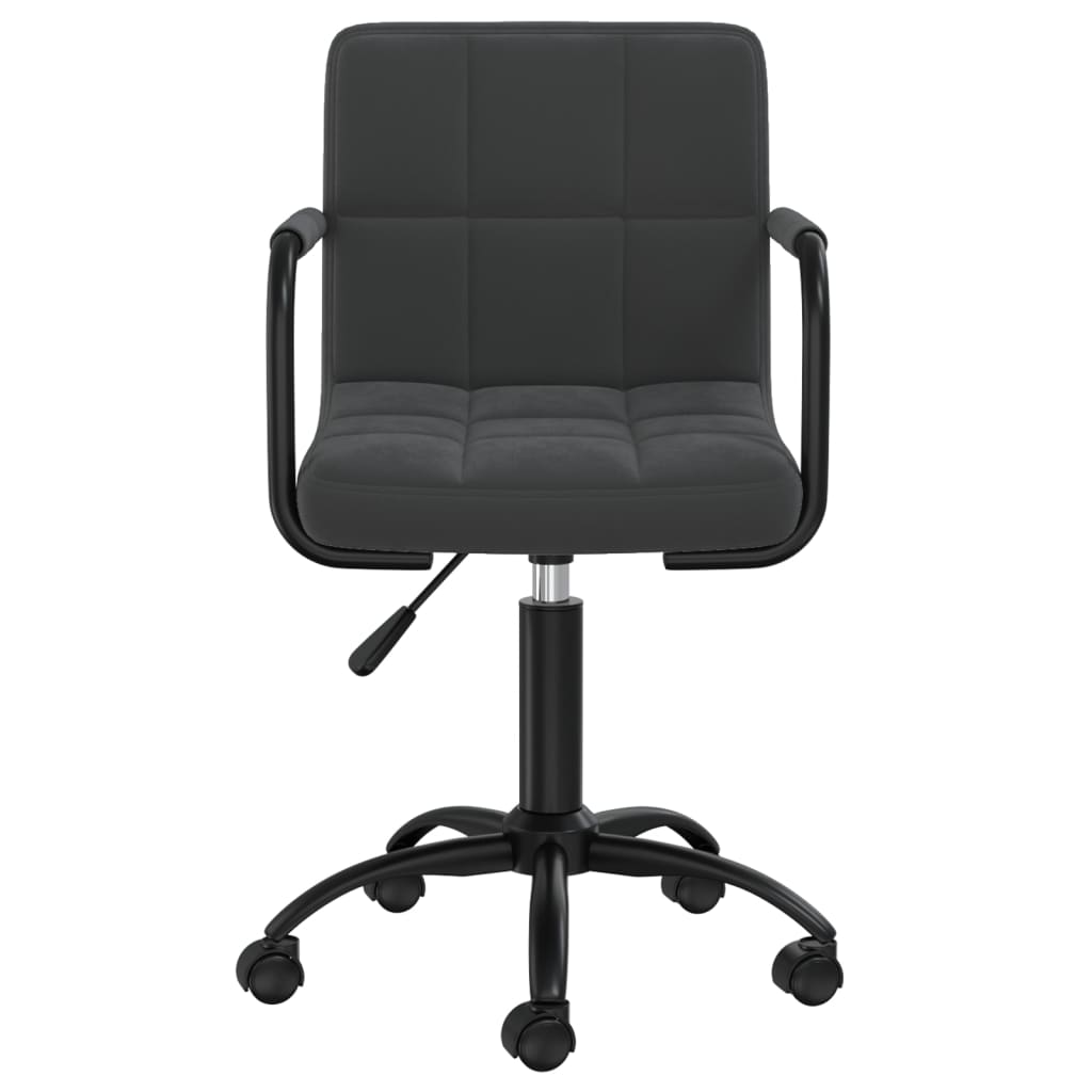 vidaXL Scaune de masă pivotante, 4 buc., negru, catifea vidaXL Scaune de masă pivotante, 4 buc., negru, catifea