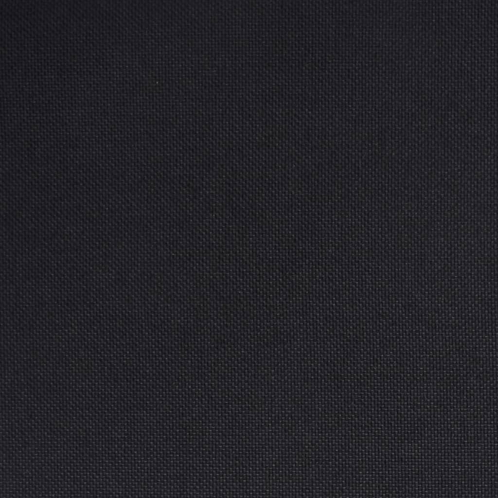 vidaXL Scaun de bucătărie pivotant, negru, material textil