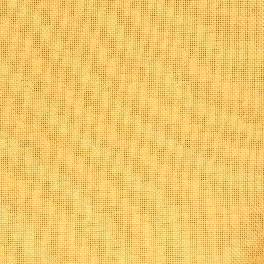 vidaXL Scaun de bucătărie pivotant, galben muștar, textil vidaXL Scaun de bucătărie pivotant, galben muștar, textil
