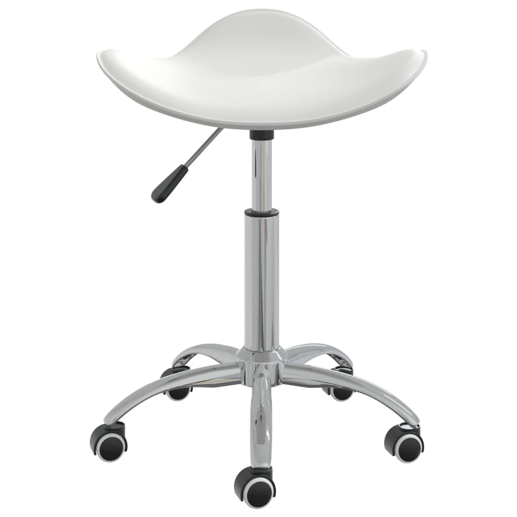 vidaXL Scaun de birou, alb, piele ecologică vidaXL Scaun de birou, alb, piele ecologică