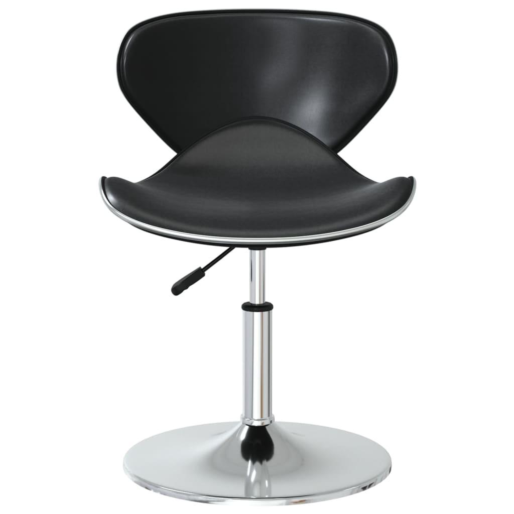 vidaXL Scaune de sufragerie, 6 buc., negru, piele ecologică