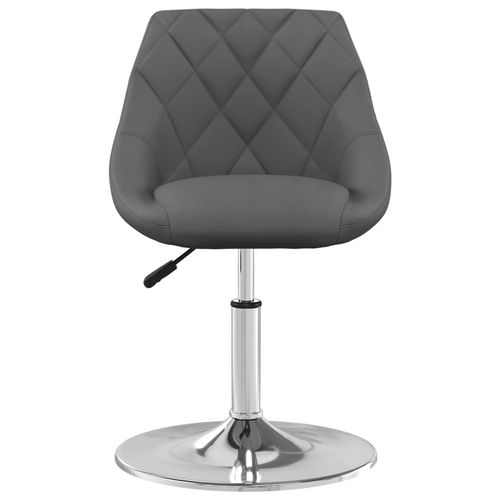 vidaXL Scaune de sufragerie pivotante, 6 buc, gri închis, catifea vidaXL Scaune de sufragerie pivotante, 6 buc, gri închis, catifea