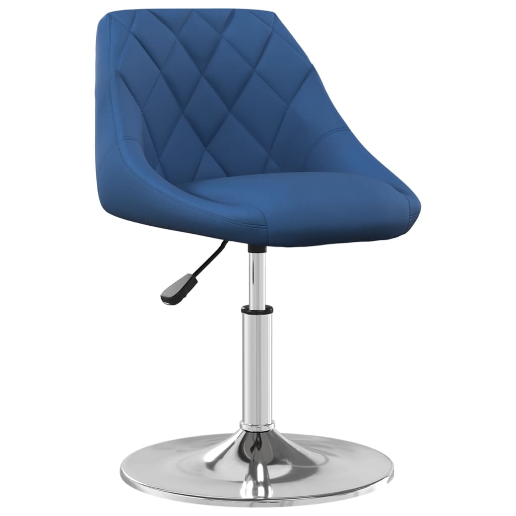 vidaXL Scaune de sufragerie pivotante, 6 buc, albastru, catifea vidaXL Scaune de sufragerie pivotante, 6 buc, albastru, catifea