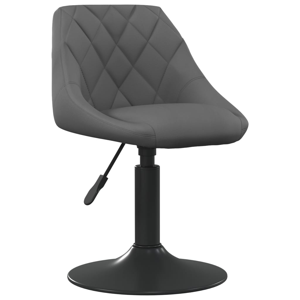 vidaXL Scaune de bucătărie pivotante, 4 buc., gri închis, catifea vidaXL Scaune de bucătărie pivotante, 4 buc., gri închis, catifea