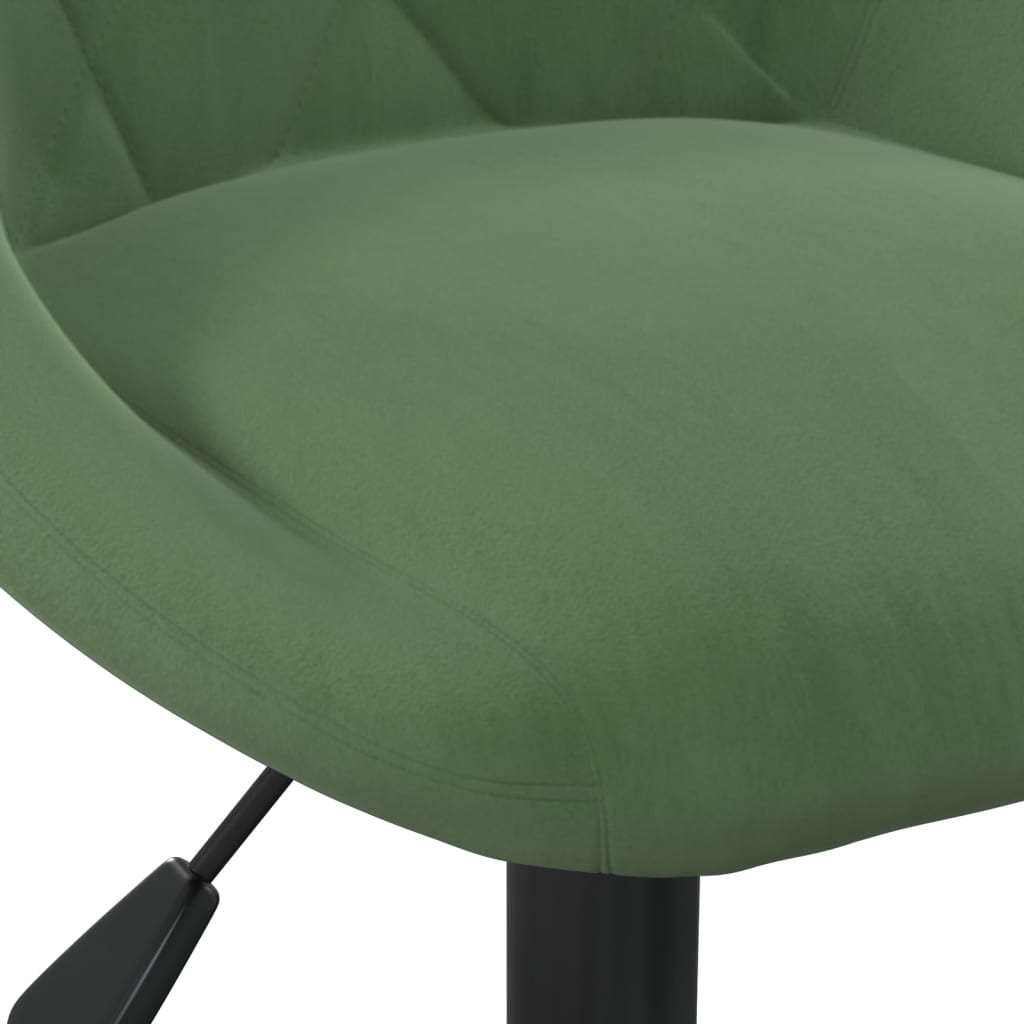vidaXL Scaun de birou pivotant, verde închis, catifea vidaXL Scaun de birou pivotant, verde închis, catifea