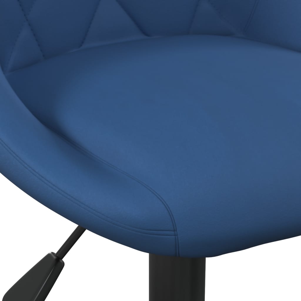 vidaXL Scaun de birou, albastru, catifea vidaXL Scaun de birou, albastru, catifea
