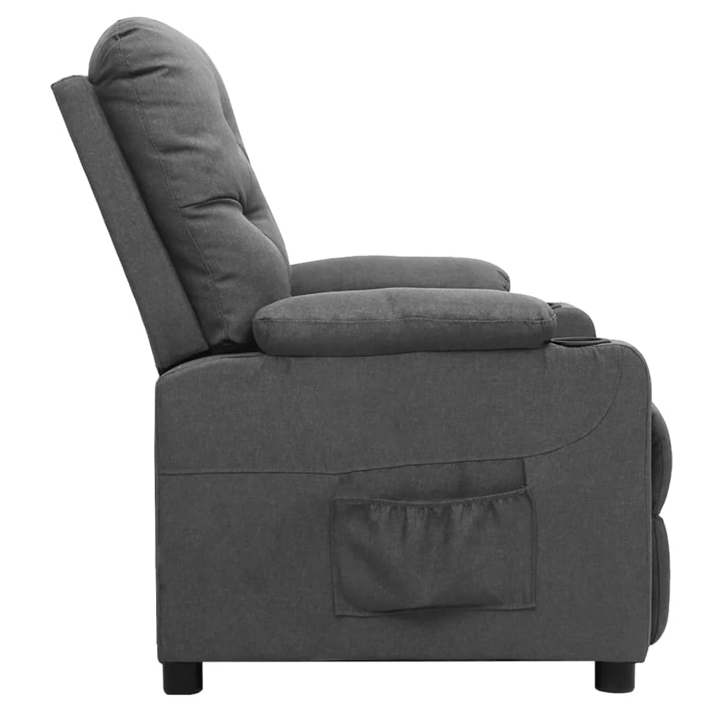 vidaXL Fotoliu cu ridicare, gri deschis, textil vidaXL Fotoliu cu ridicare, gri deschis, textil
