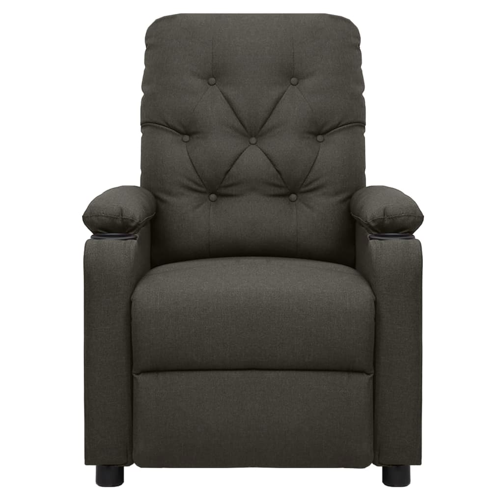 vidaXL Fotoliu cu ridicare, gri taupe, material textil vidaXL Fotoliu cu ridicare, gri taupe, material textil