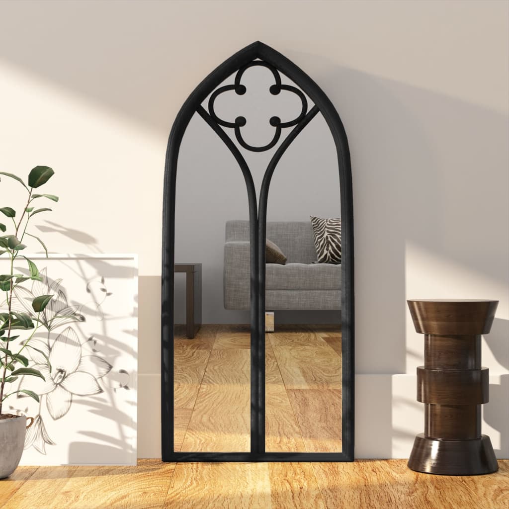 vidaXL Oglindă, negru, 70x30 cm, fier, utilizare în interior vidaXL Oglindă, negru, 70x30 cm, fier, utilizare în interior