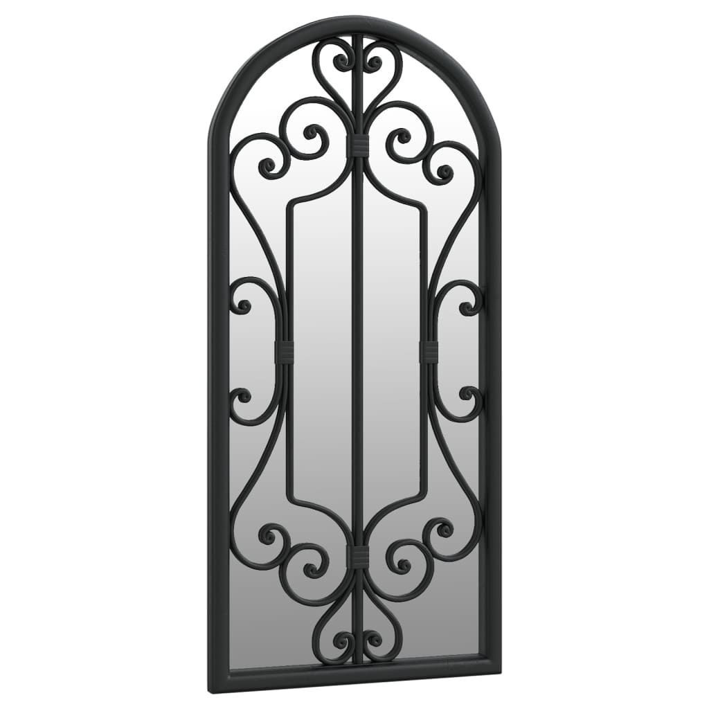 vidaXL Oglindă,negru, 100x45 cm,fier, pentru utilizare în interior vidaXL Oglindă,negru, 100x45 cm,fier, pentru utilizare în interior