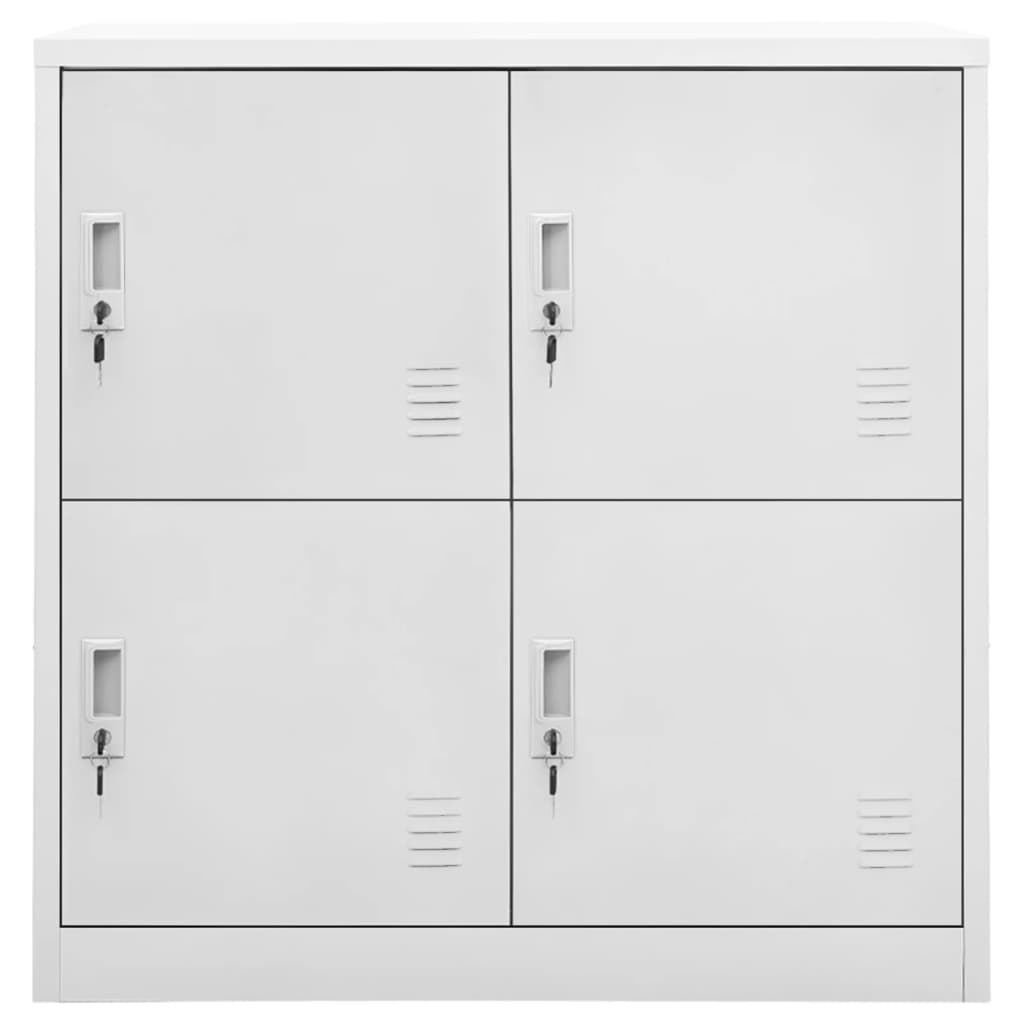 vidaXL Dulapuri vestiar, 2 buc., gri deschis, 90x45x92,5 cm, oțel vidaXL Dulapuri vestiar, 2 buc., gri deschis, 90x45x92,5 cm, oțel