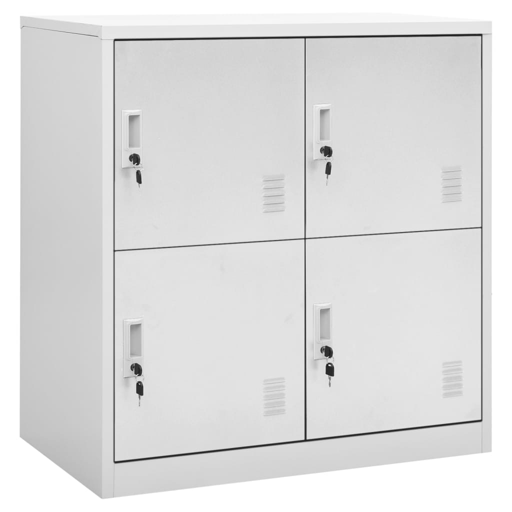 vidaXL Dulapuri vestiar 5 buc. gri deschis 90x45x92,5 cm oțel vidaXL Dulapuri vestiar 5 buc. gri deschis 90x45x92,5 cm oțel
