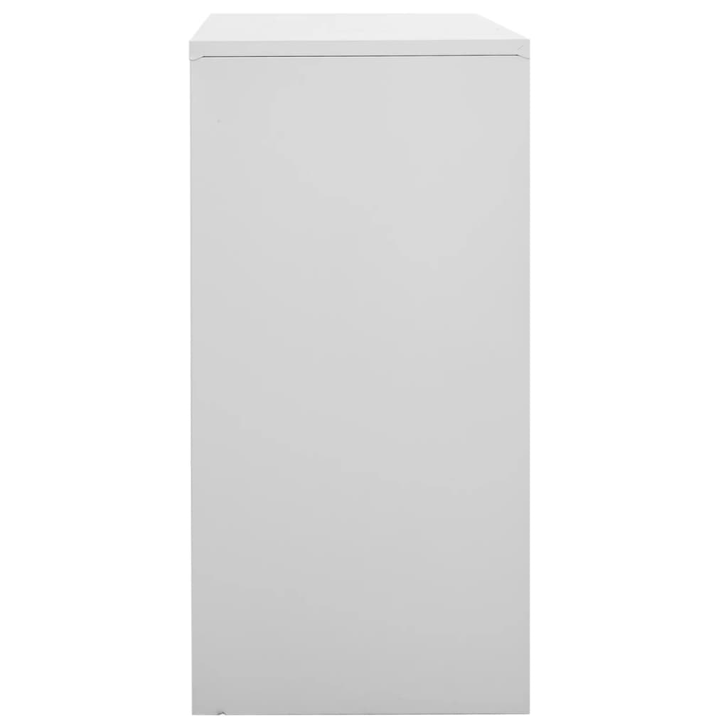 vidaXL Dulapuri vestiar, 2 buc., gri deschis, 90x45x92,5 cm, oțel vidaXL Dulapuri vestiar, 2 buc., gri deschis, 90x45x92,5 cm, oțel